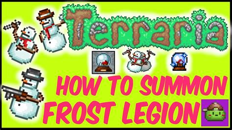 Once the <strong>frost legion</strong> arrives, the enemies drop snow blocks, and one of them fires snow blocks similar to an antlion firing sand blocks. . Frost legion terraria